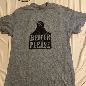 River please glitter shirt